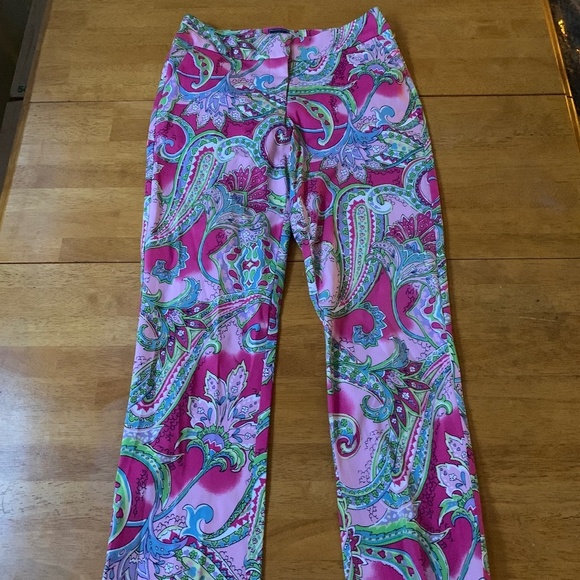 Bohemian Boho cropped Melly M Paisley print pants, liberty art,  Size 2 - Picture 10 of 10